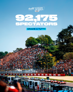Grazie mille to all 92,175 of you with us here in Imola 🇮🇹 What a memorable way to start the season!