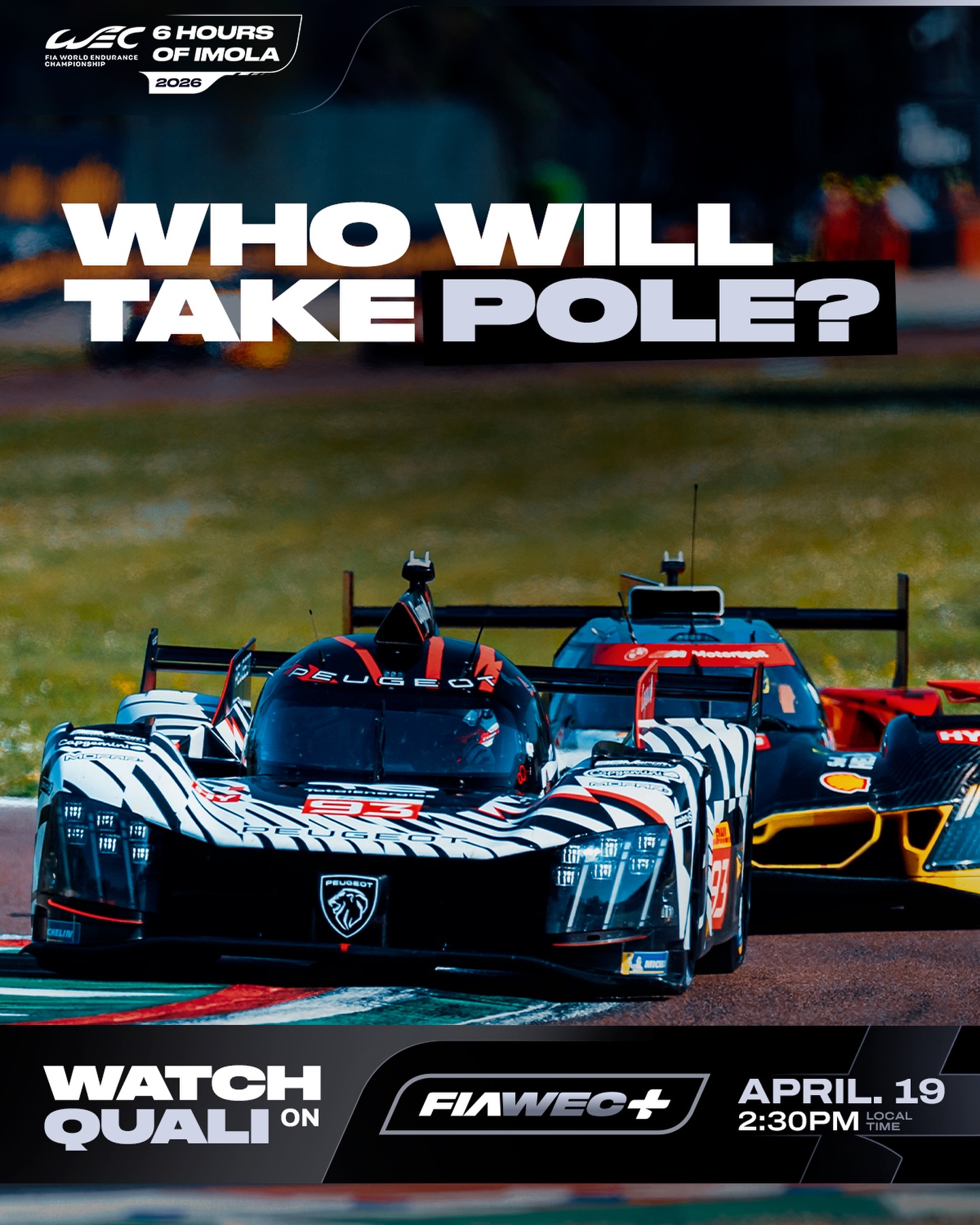 T-30 mins until our first Quali of the year! ⌛️ But who will take pole position for the #6HImola? Dr