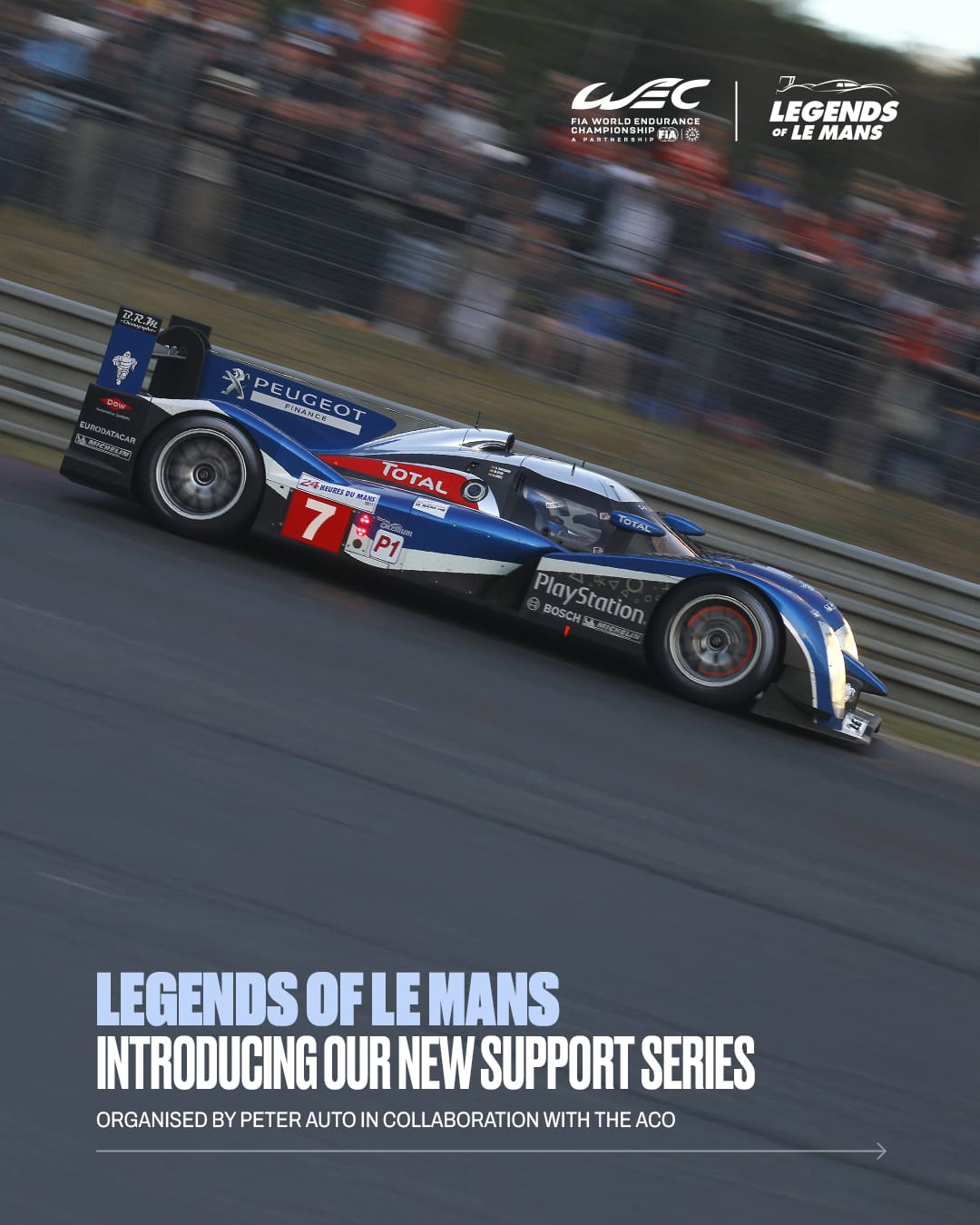 Introducing Legends of Le Mans, your new favourite support series. 💙 Classic LMP1s, LMP2s, and GTs f